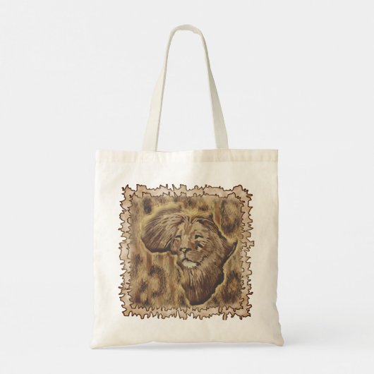 Lion Africa  Tote Bag (Achterkant)