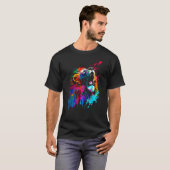 Lion African Pop Art T-shirt (Voorkant volledig)