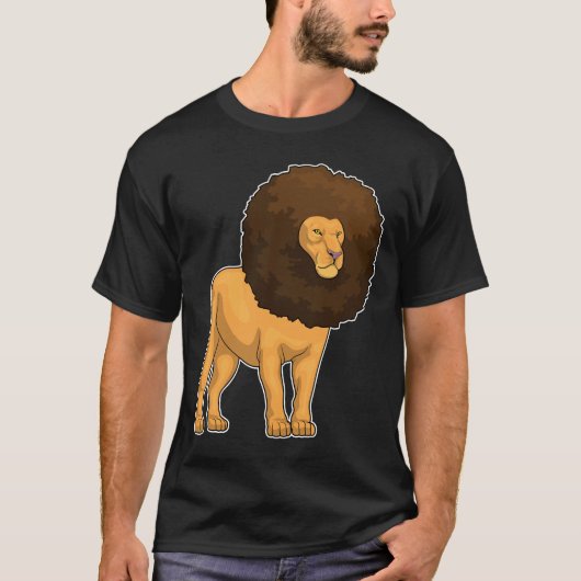 Lion Afro Hairs T-shirt (Voorkant)