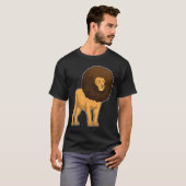 Lion Afro Hairs T-shirt (Voorkant volledig)