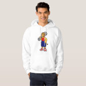Lion als mechanisch met moersleutel hoodie (Voorkant volledig)
