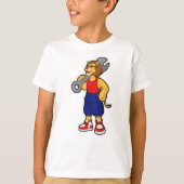 Lion als mechanisch met moersleutel t-shirt (Voorkant)