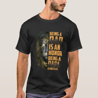 Lion als vader is een eer om Papa te zijn is prijs T-shirt