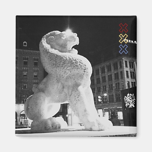 Lion Amsterdam Magneet (Voorkant)