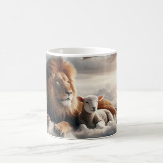 Lion and Lamb Coffee Mok (Center)