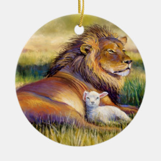 Lion and Lamb Ornament