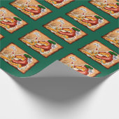 LION AND LAMB PEACE beroemd gemaakt door Jeff Will Cadeaupapier (Hoek)