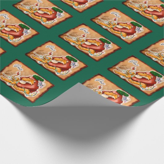 LION AND LAMB PEACE beroemd gemaakt door Jeff Will Cadeaupapier (Hoek)