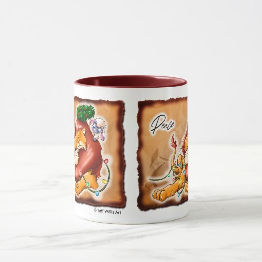 Lion and Lamb Peace beroemd gemaakt door Jeff Will Mok (Midden)