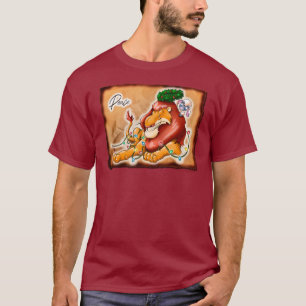 Lion and Lamb Peace beroemd gemaakt door Jeff Will T-shirt