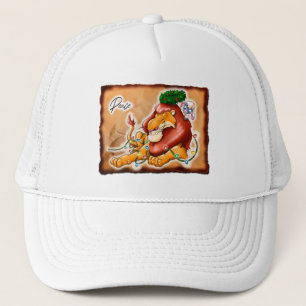Lion and Lamb Peace beroemd gemaakt door Jeff Will Trucker Pet