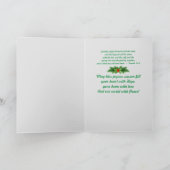 Lion and Lamb Religieuze Kerstfeestkaart Feestdagen Kaart (Binnen)