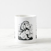 Lion and Lioness Mok – Beschermende Lion Coffee Cu (Center)