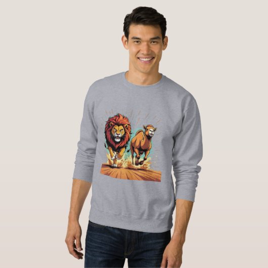 Lion and Llama Dash Trui (Voorkant volledig)