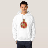 Lion and Sun Emblem – A Royal Persian Legacy Hoodie (Voorkant volledig)