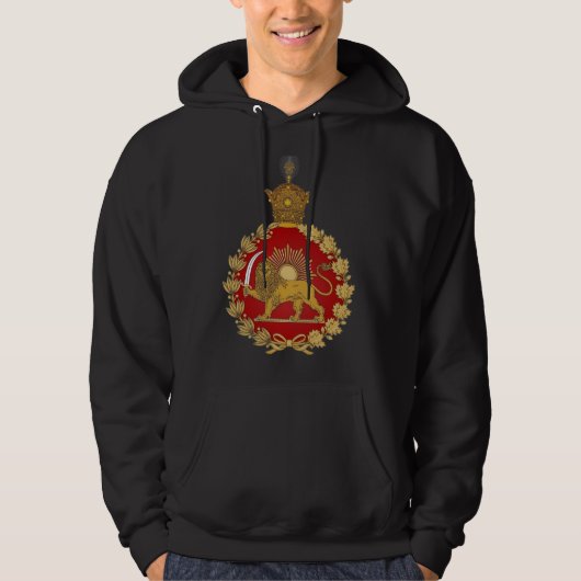 Lion and Sun Emblem – A Royal Persian Legacy Hoodie (Voorkant)