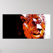 Lion Animal Art Poster (Voorkant)