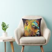 Lion Animal Discovery Adventure Natuur Planet Kussen (Stoel)