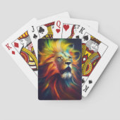 Lion Animal Discovery Adventure Natuur Planet Pokerkaarten (Achterkant)