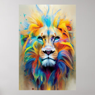 Lion Animal Discovery Adventure Natuur Planet Poster