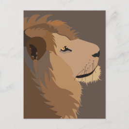 Lion Animal Wildlife Big Cat Briefkaart
