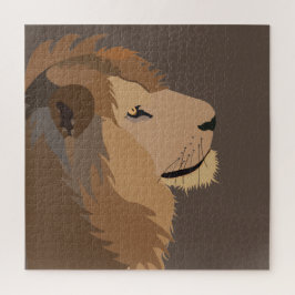 Lion Animal Wildlife Big Cat Legpuzzel