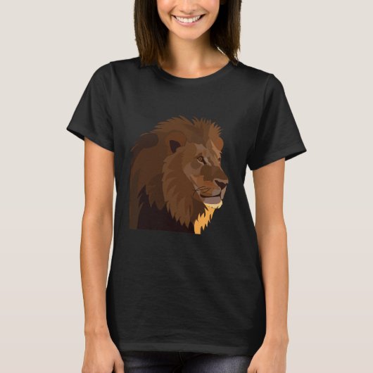 Lion Animal Wildlife Lion T-shirt (Voorkant)