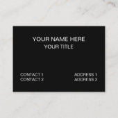 Lion Animal Wildlife Visitekaartje (Achterkant)