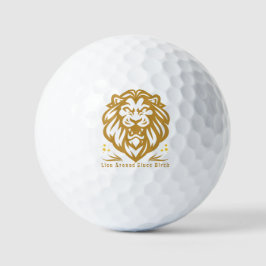 Lion Around Since Birth : Funny Lazy Lion Design Golfballen