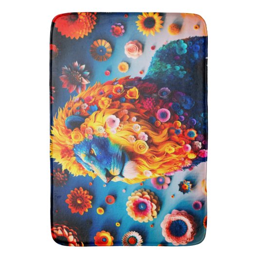 Lion Art Badmat (Voorkant Verticaal)