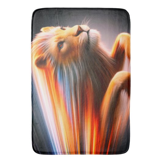 Lion Art Badmat (Voorkant Verticaal)