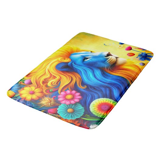 Lion Art Badmat (Gekanteld)