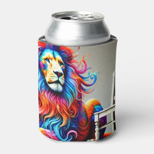Lion Art Blikjeskoeler (Blikje Voorkant)