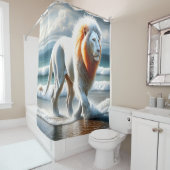 Lion Art Douchegordijn (In situ)