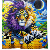 Lion Art Douchegordijn (Voorkant)