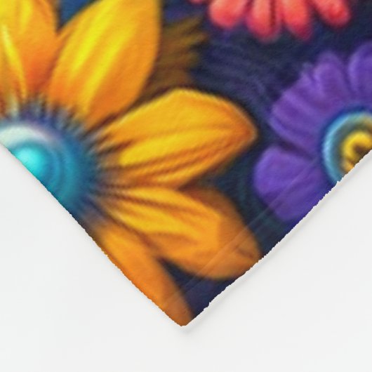 Lion Art Fleece Deken (Hoek)