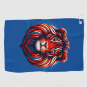 Lion Art Golfhanddoek (Horizontaal)