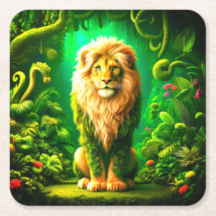 Lion Art Kartonnen Onderzetters