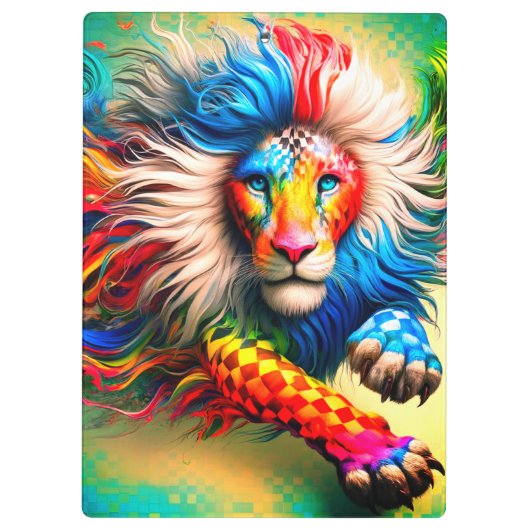 Lion Art Klembord (Achterkant)