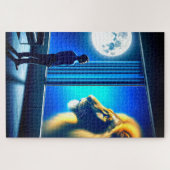 Lion art legpuzzel (Horizontaal)