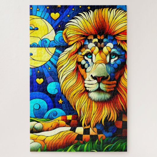 Lion Art Legpuzzel (Verticaal)