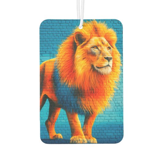 Lion Art Luchtverfrisser (Achterkant)