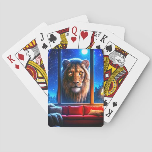 Lion Art Pokerkaarten (Achterkant)