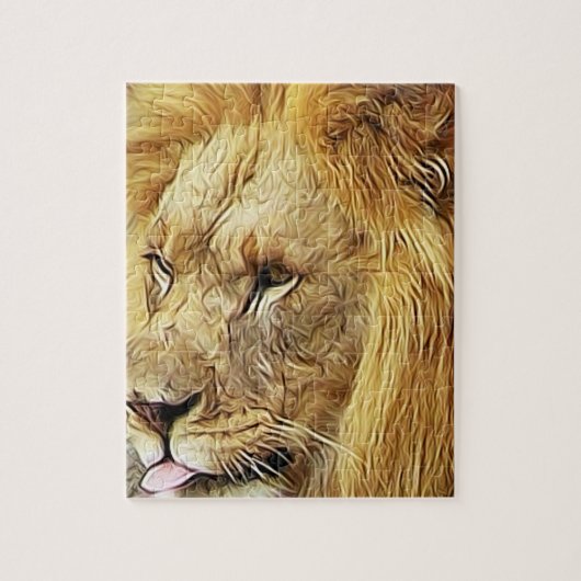 Lion Art Puzzle Legpuzzel (Verticaal)