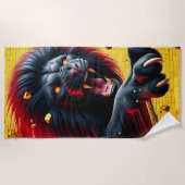 Lion Art Strandlaken (Voorkant)