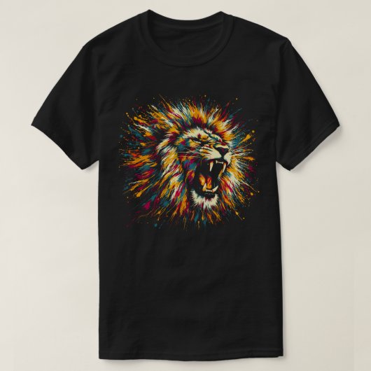 Lion Art T-shirt (Design voorkant)