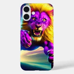 Lion Art telefoonhoesje iPhone 16 Plus Hoesje