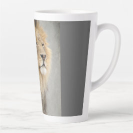 Lion Art Two-Tone Coffee-Mok Latte Mok