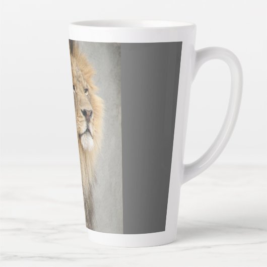 Lion Art Two-Tone Coffee-Mok Latte Mok (Rechts)