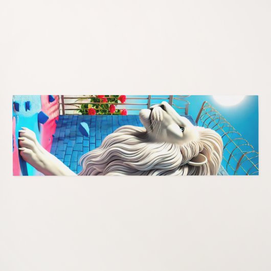 Lion Art Yogamat (Achterkant (horizontaal))